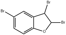 2,3,5-tribromo-2,3-dihydrobenzofuran Struktur