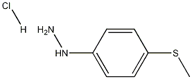 [4-(Methylthio)phenyl]-hydrazinehydrochloride Struktur