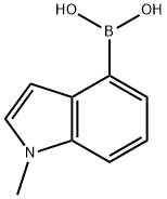 B-(1-methyl-1H-indol-4-yl)-Boronic acid Struktur