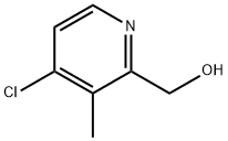 4-Chloro-2-(hydroxymethyl)-3-methylpyridine Struktur