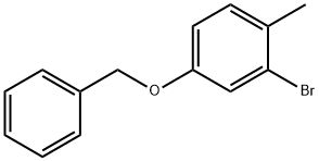 4-(Benzyloxy)-2-bromo-1-methylbenzene Struktur