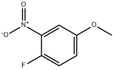 4-fluoro-3-nitroanisole Struktur