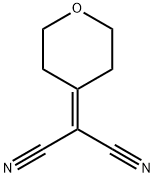 2-(2H-Pyran-4(3H,5H,6H)-ylidene)-malononitrile Struktur