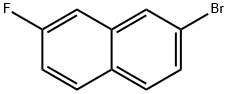 2-Bromo-7-fluoronaphthalene Struktur