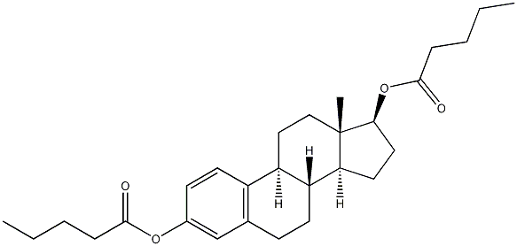 Estradiol 3,17-Divalerate Struktur