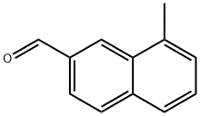 8-Methynaphthalene-2-carboxaldehyde Struktur