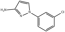 3-氨基-1-(3-氯苯基)吡唑, 65740-38-7, 結(jié)構(gòu)式