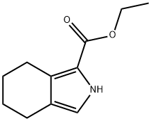 Ethyl 4,5,6,7-Tetrahydroisoindole-1-carboxylate Struktur