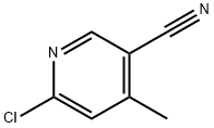 2-Chloro-4-methyl-5-pyridinecarbonitrile Structure