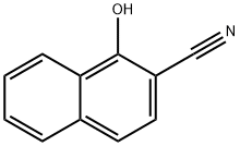 1-Hydroxynaphthalene-2-carbonitrile Struktur