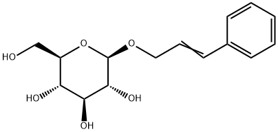 3-Phenyl-2-propenyl beta-D-glucopyranoside Struktur