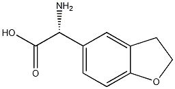 (R)-2-amino-2-(2,3-dihydrobenzofuran-5-yl)acetic acid Struktur