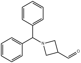 1-Diphenylmethyl-3-azetidinecarboxaldehyde Struktur