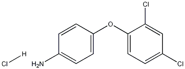 Benzenamine, 4-(2,4-dichlorophenoxy)-, hydrochloride Struktur