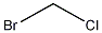 Bromochloromethane Struktur