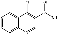 4-Chloroquinoline-3-boronic acid, 97% Struktur