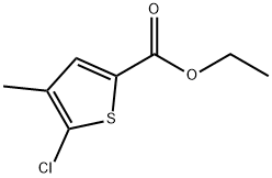 ethyl 5-chloro-4-methylthiophene-2-carboxylate Struktur