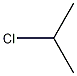 Isopropyl chloride Struktur