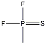 METHYLPHOSPHONOTHIOICDIFLUORIDE Struktur