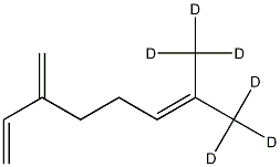 β-Myrcene-d6 Struktur