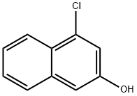 1-Chloro-3-hydroxynaphthalene Struktur