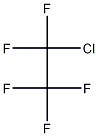 1-Chloro-1,1,2,2,2-pentafluoroethane Struktur