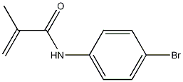 N-(4-Bromophenyl)methacrylamide Struktur