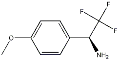 Benzenemethanamine, 4-methoxy-.alpha.-(trifluoromethyl)-, (.alpha.S)- Struktur