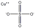 Copper(II) sulfate Struktur