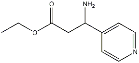 3-amino-3-pyridin-4-yl-propionic acid ethyl ester Struktur