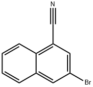 3-Bromonaphthalene-1-carbonitrile, Struktur