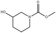 methyl 3-hydroxypiperidine-1-carboxylate Structure