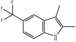 2,3-Dimethyl-5-(trifluoromethyl)-1H-indole Struktur