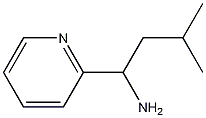 3-METHYL-1-(PYRIDIN-2-YL)BUTAN-1-AMINE Struktur