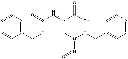 3-[Nitroso(benzyloxy)amino]-N-[(benzyloxy)carbonyl]-L-alanine Struktur