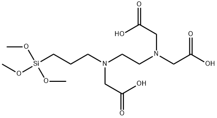 N-[(3-Trimethoxysilyl)propyl]ethylenediaminetriacetic  acid Struktur