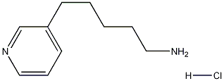 3-Pyridinepentanamine hydrochloride Struktur