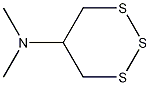 N,N-DIMETHYL-1,2,3-TRITHIAN-5-YLAMINE Struktur