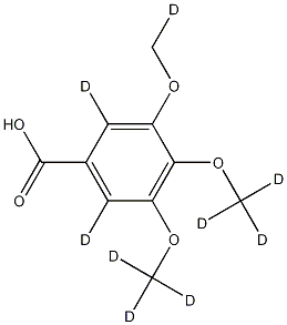 3,4,5-Trimethoxybenzoic Acid-d9 Struktur