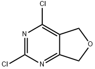 2,4-DICHLORO-5,7-DIHYDROFURO[3,4-D]PYRIMIDINE Struktur