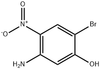 5-Amino-2-bromo-4-nitrophenol Struktur