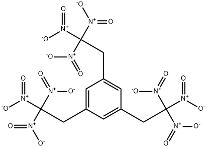 1,3,5-Tris(2,2,2-trinitroethyl)-benzene Struktur