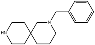 2,9-Diazaspiro[5.5]undecane, 2-(phenylmethyl)- Struktur