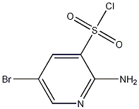 2-Amino-5-bromopyridine-3-sulfonyl chloride Struktur