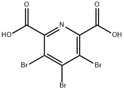 3,4,5-Tribromopyridine-2,6-dicarboxylic acid Struktur