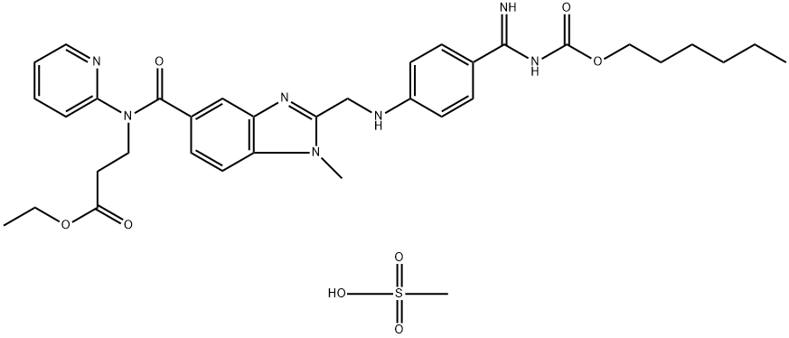 Dabigatran Etexilate Mesylate Struktur