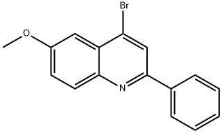 4-Bromo-6-methoxy-2-phenylquinoline Struktur