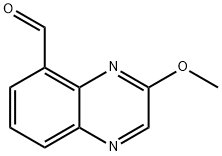 3-methoxyquinoxaline-5-carbaldehyde Struktur