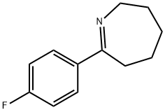 7-(4-fluorophenyl)-3,4,5,6-tetrahydro-2H-azepine Struktur