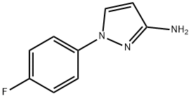 1-(4-FLUORO-PHENYL)-1H-PYRAZOL-3-AMINE Struktur